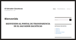 Desktop Screenshot of elsalvadorzacatecas.org