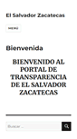 Mobile Screenshot of elsalvadorzacatecas.org