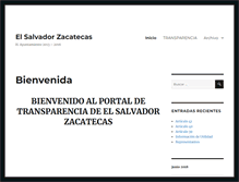 Tablet Screenshot of elsalvadorzacatecas.org